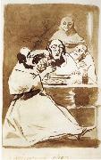 Francisco Goya Caricatura alegre oil on canvas